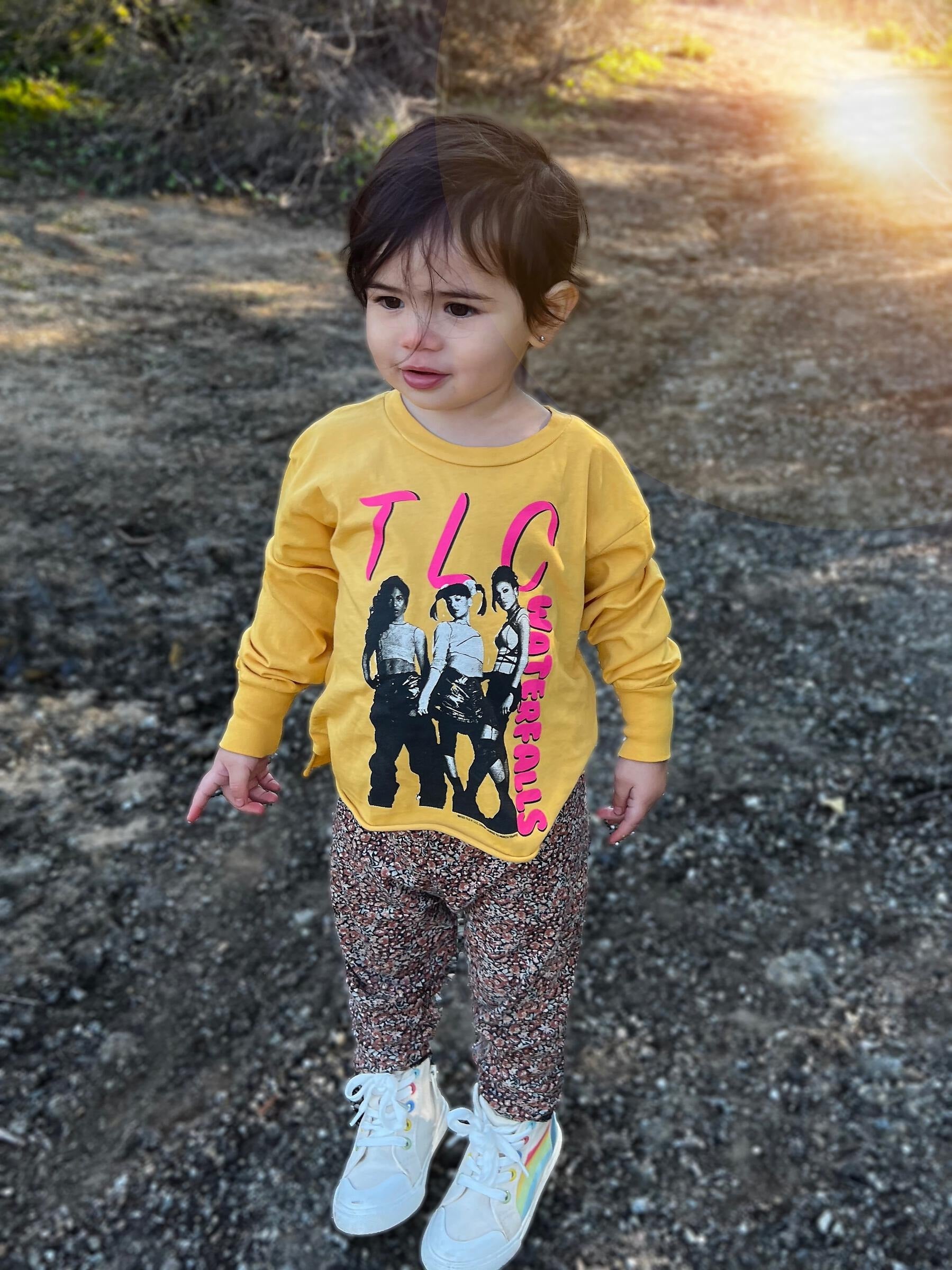 Kid TLC Organic Not Quite Crop Long Sleeve Rowdy Sprout