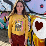 Kid TLC Organic Not Quite Crop Long Sleeve Rowdy Sprout