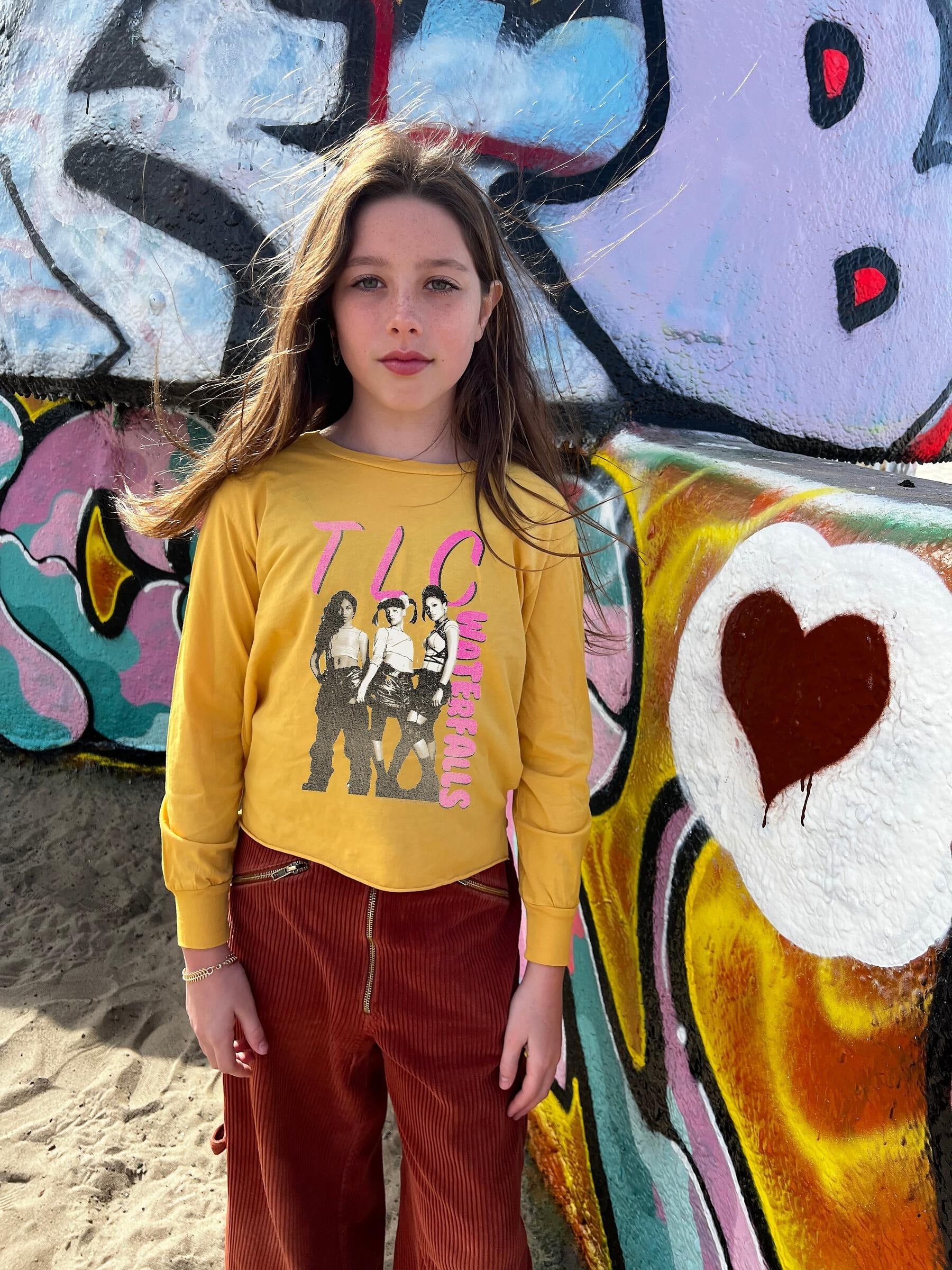 Kid TLC Organic Not Quite Crop Long Sleeve Rowdy Sprout
