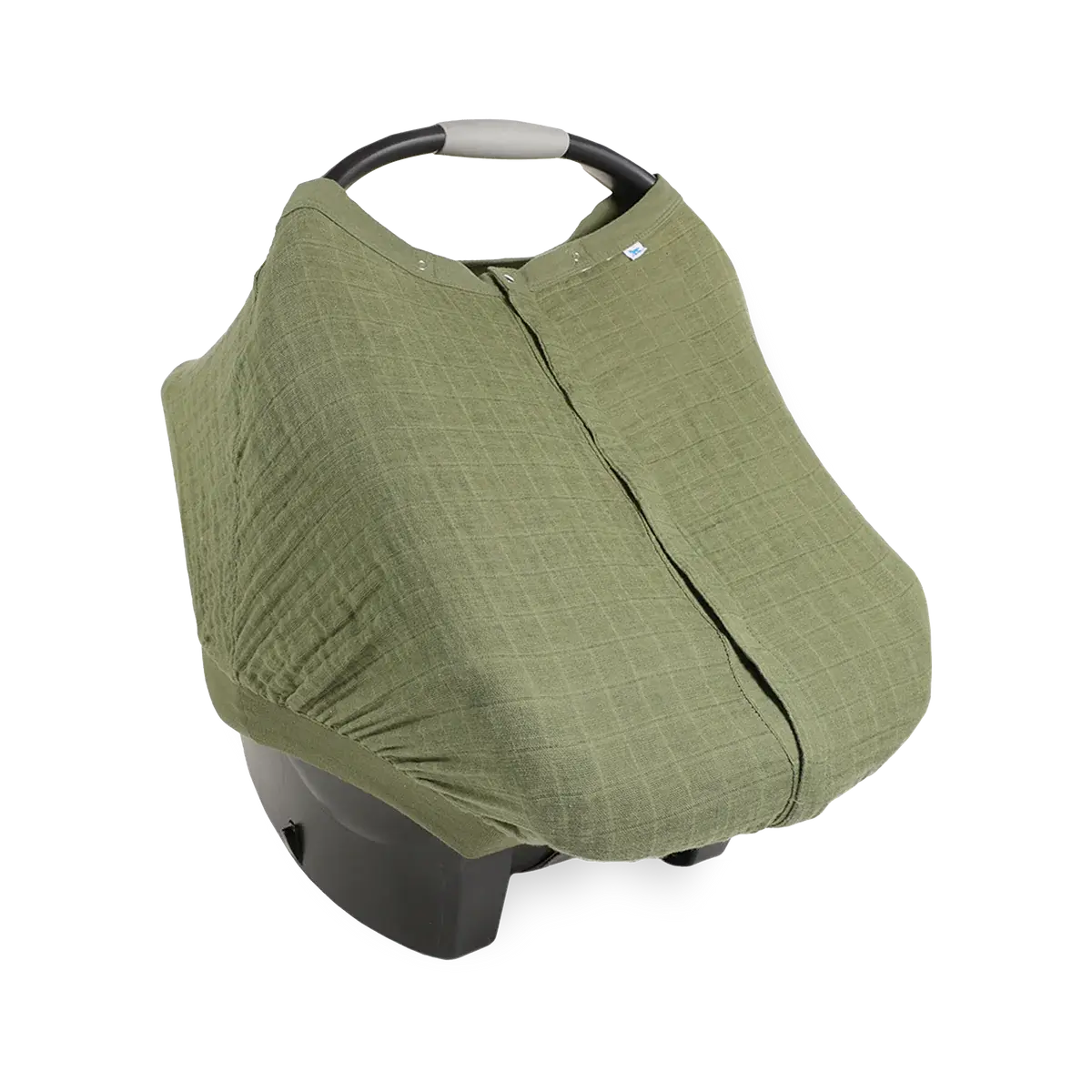 Cotton Muslin Car Seat Canopy - Fern little unicorn