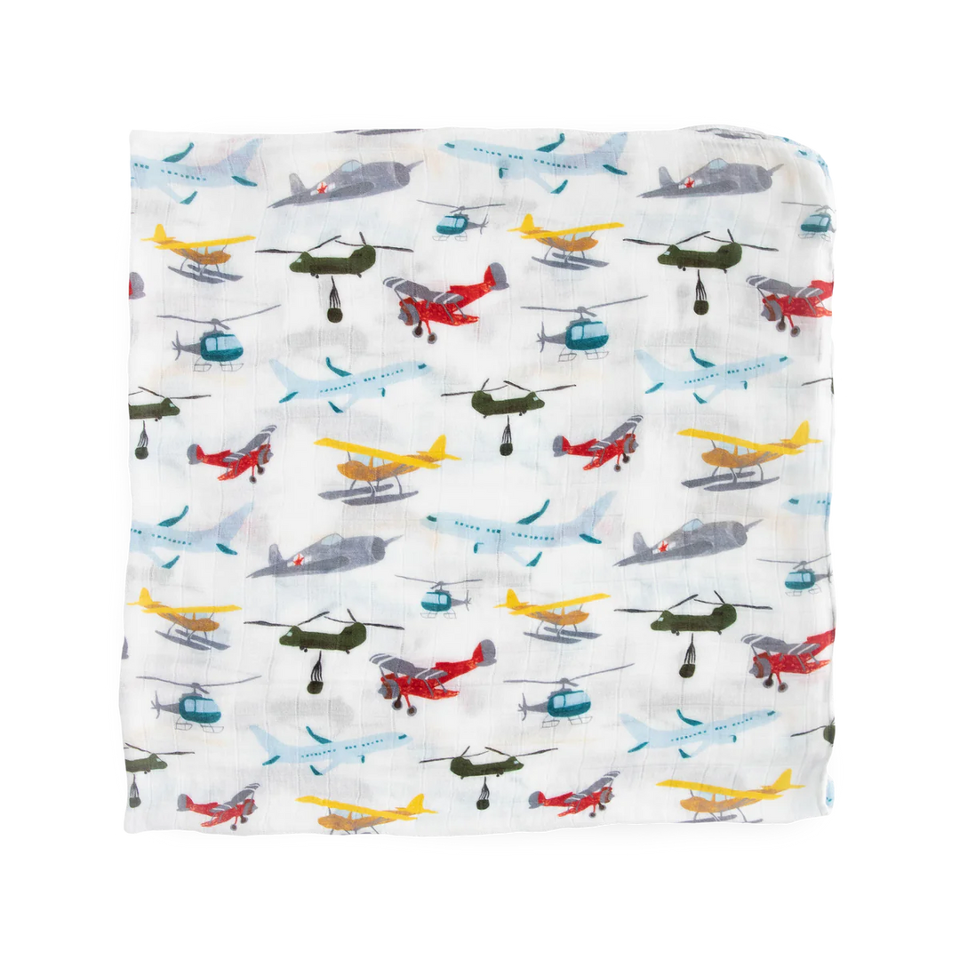 Swaddle Blanket 2 Pack - Air Show