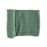 Deluxe Muslin Swaddle Blanket - Sage little unicorn