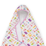 Toddler Hooded Towel - Brain Freeze little unicorn