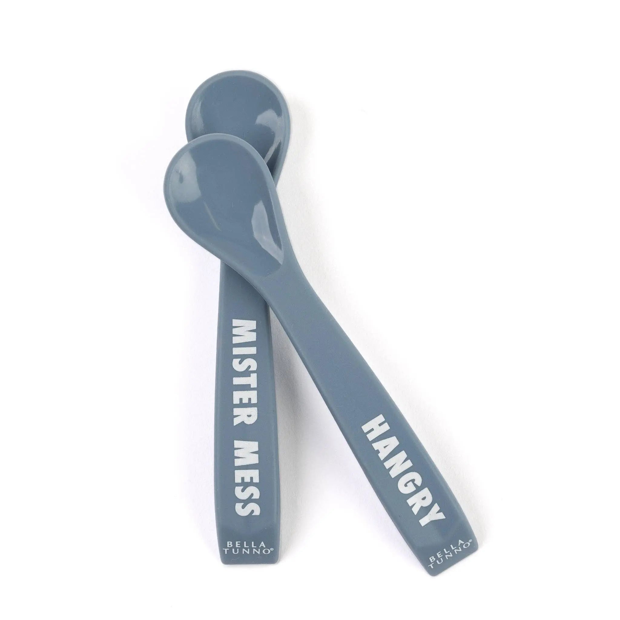 Hangry Mister Mess Wonder Spoon Set: Blue Bella Tunno