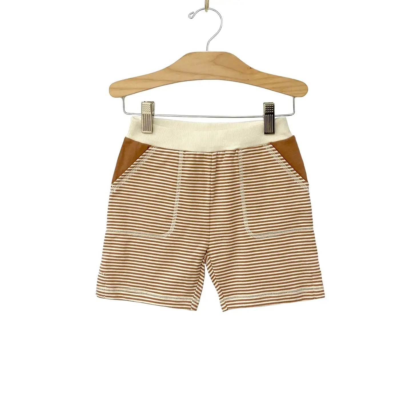 Toddler Play Shorts - Stripe Classic City Mouse Studio