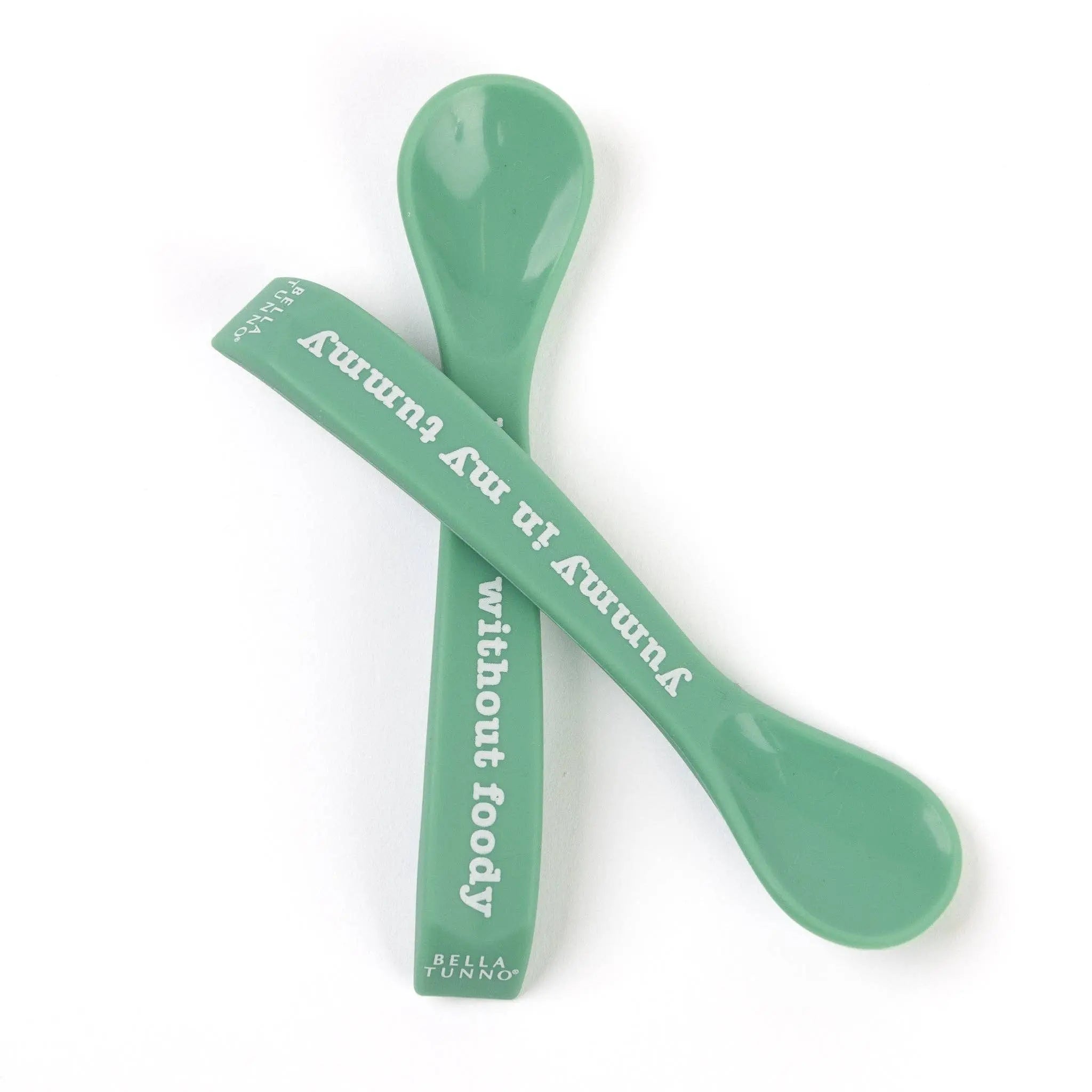 Moody Yummy Tummy Wonder Spoon Set: Green Bella Tunno