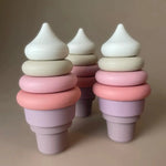 Three Hearts Ice Cream Stacker three hearts modern
