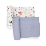 Swaddle Blanket 2 Pack - Fairy Gardens little unicorn