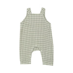 Baby Minty Gingham Overalls Angel Dear