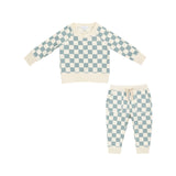 Baby Checkerboard Sweat Set Angel Dear