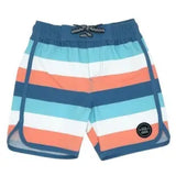 Toddler Coastal Stripe Boardshort Feather 4 Arrow