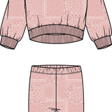 Baby Pink Paisley Printed Set Miles