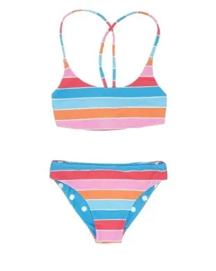 Toddler Waverly Reversible Bikini Feather 4 Arrow