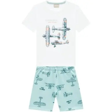 Toddler Airplane Blue Set milon