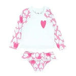 Kid Fun in The Sun Two-Piece Swimsuit Feather 4 Arrow