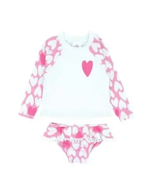 Kid Fun in The Sun Two-Piece Swimsuit Feather 4 Arrow