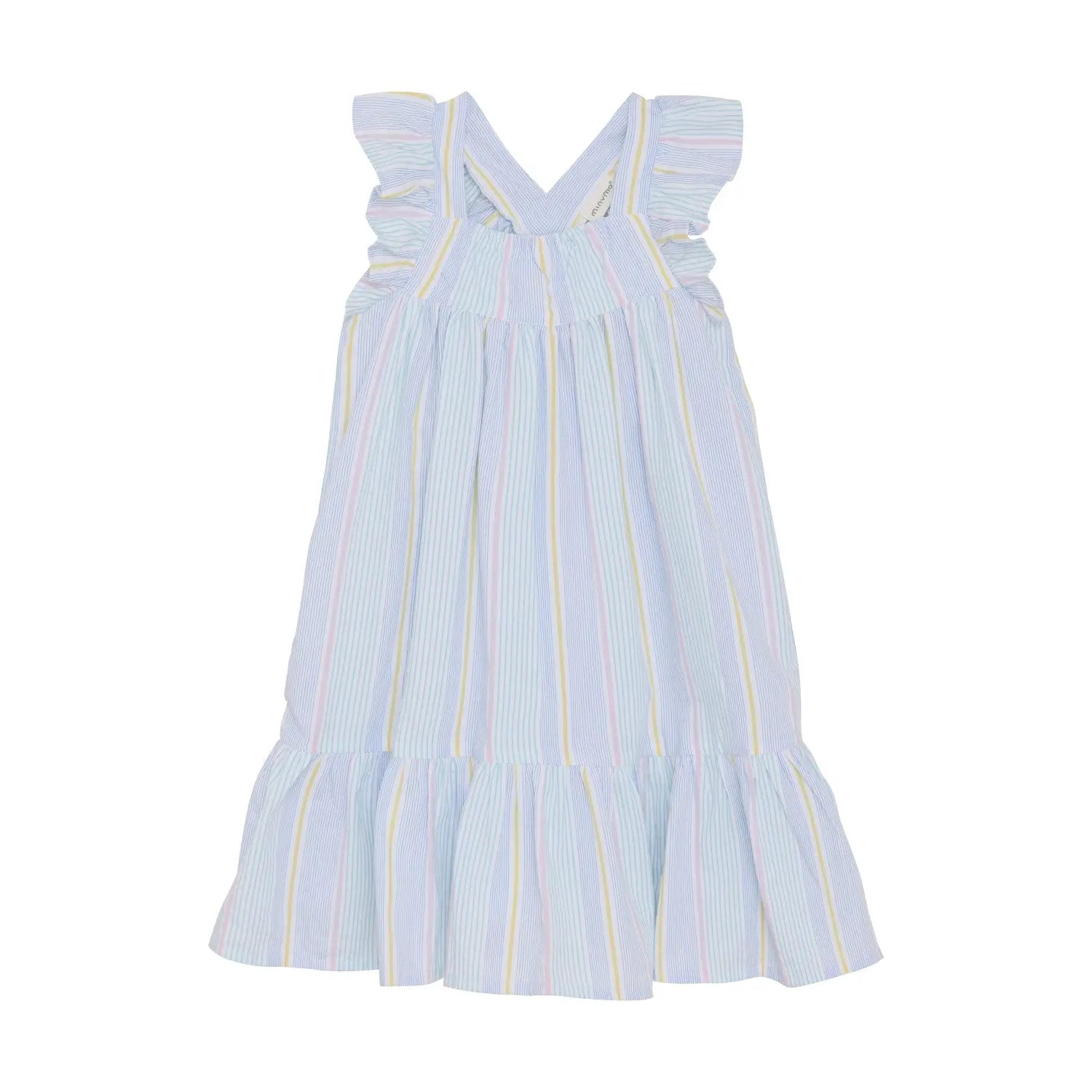 Toddler Rainbow Sherbert Ruffle Dress ROBO
