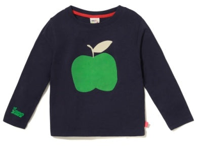 Toddler Green Apple Long Sleeve Tee