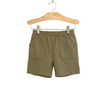 Toddler Play Shorts - Dusky Green City Mouse Studio