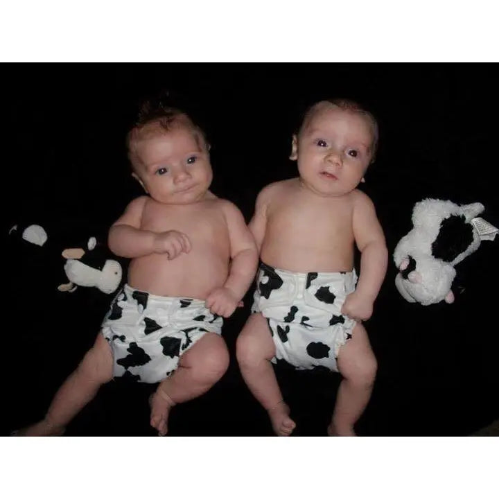 Heavy Wetter Cloth Diaper Shell - Dog Bone Kawaii