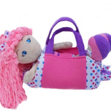 Polka Dot Purse with Leila Ruffles Doll Girlzndollz
