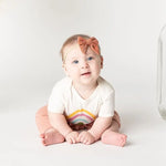 Baby Dusty Rose Cotton Baby Joggers Emerson and Friends