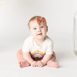 Baby Dusty Rose Cotton Baby Joggers Emerson and Friends