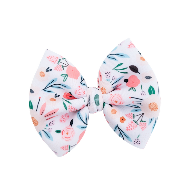 Mia Hair Bow - Juliana Floral Caylee & Co