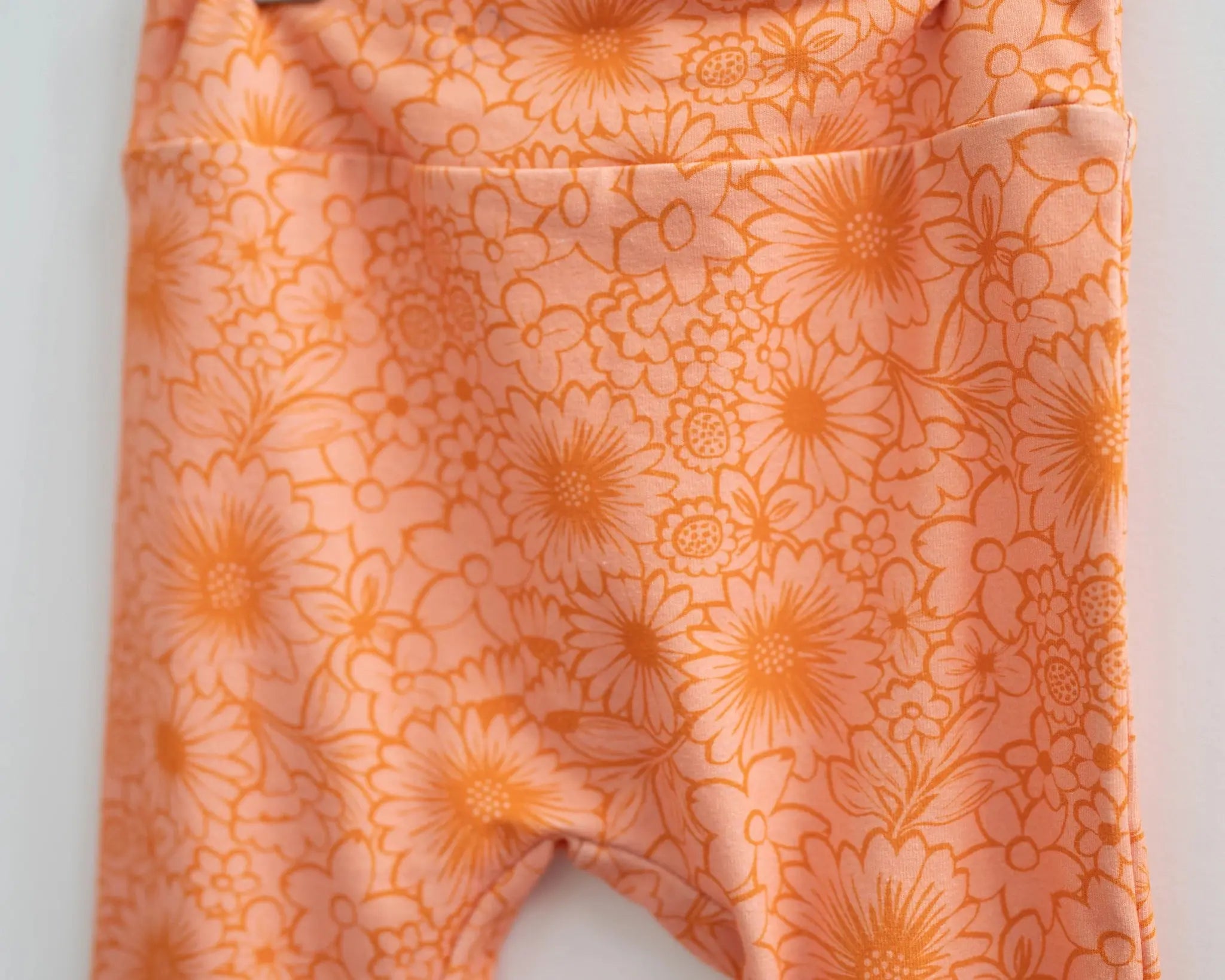 Kid Pink and Orange Printed Bell Bottoms Girls STRAWBERRY JAM