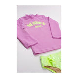 Baby Mermaid Squad Rashguard Two Piece Swimsuit Set Shade Critters
