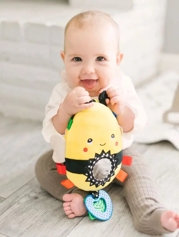 Baby Squish 'N Play Bee Activity Toy- Multi-Sensory Learning Toy Kalianii