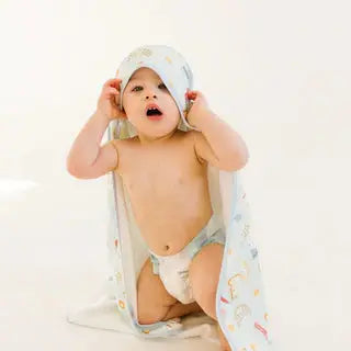 Hooded Towel Set - Breakfast Lou Lou Lollipop