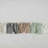 Baby Bamboo Harem Shorts - Aloe Babysprouts