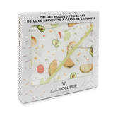 Hooded Towel Set- Tacos Lou Lou Lollipop