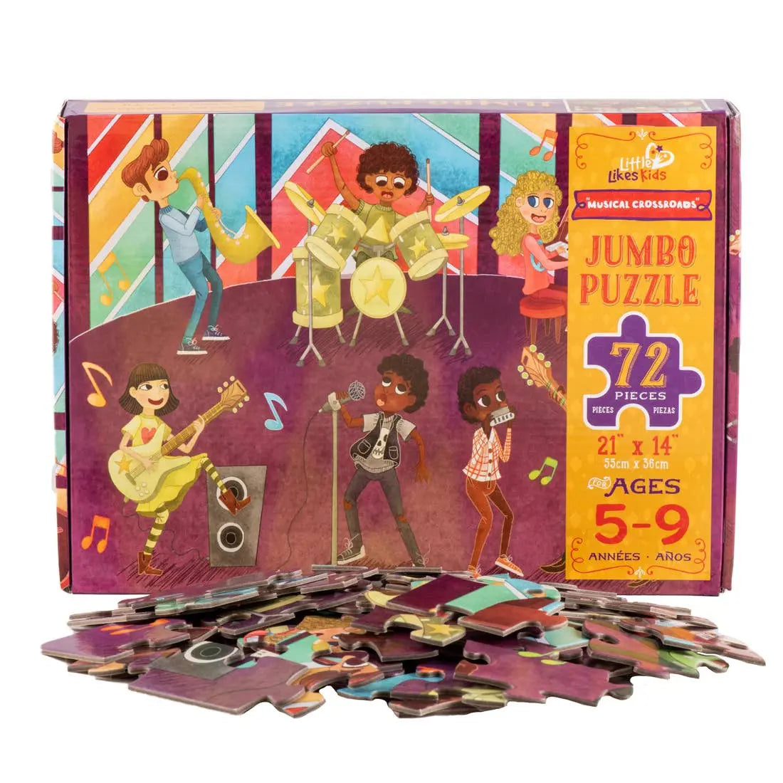Little Likes Kids: Musical Crossroads 72-Piece Kids Puzzle Little Likes Kids™