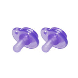 Nookums Paci-Plushies Replacement Pacifier - Purple 2 Pack Nookums