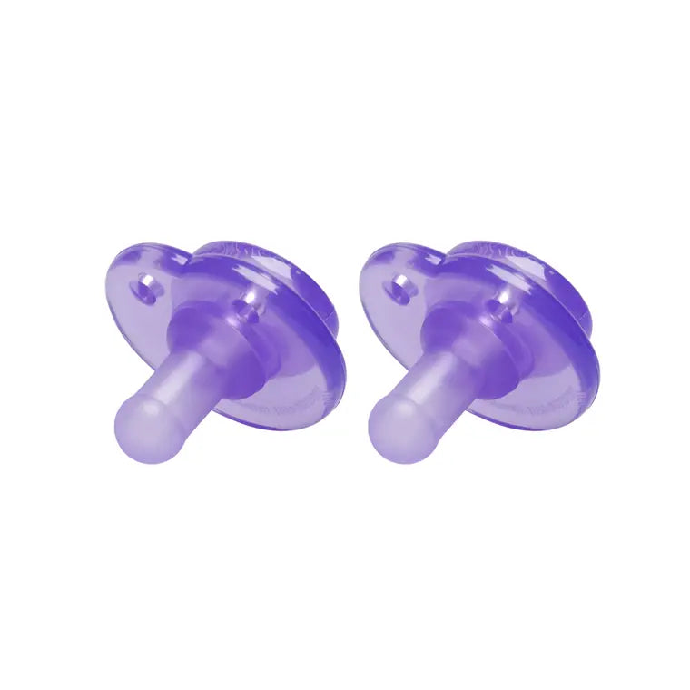 Nookums Paci-Plushies Replacement Pacifier - Purple 2 Pack Nookums