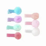 Pastel Pom Pom Grippe Clippie bow and arrow