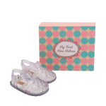 Baby Crystal Clear Woven Jelly Sandals Mini Melissa