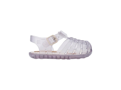 Crystal Clear Woven Jelly Sandals