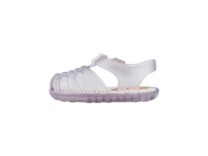 Crystal Clear Woven Jelly Sandals