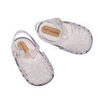 Baby Crystal Clear Woven Jelly Sandals Mini Melissa