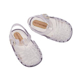 Baby Crystal Clear Woven Jelly Sandals Mini Melissa