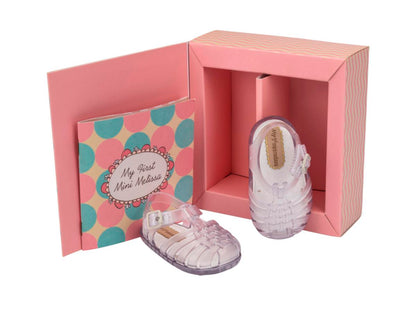 Crystal Clear Woven Jelly Sandals