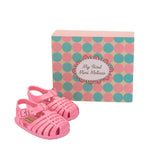 Baby Bubble Gum Woven Jelly Sandals Mini Melissa