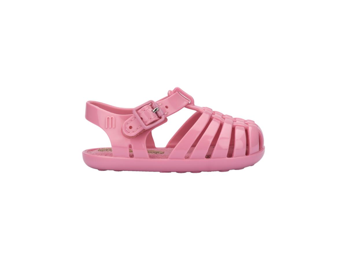 Baby Bubble Gum Woven Jelly Sandals Mini Melissa