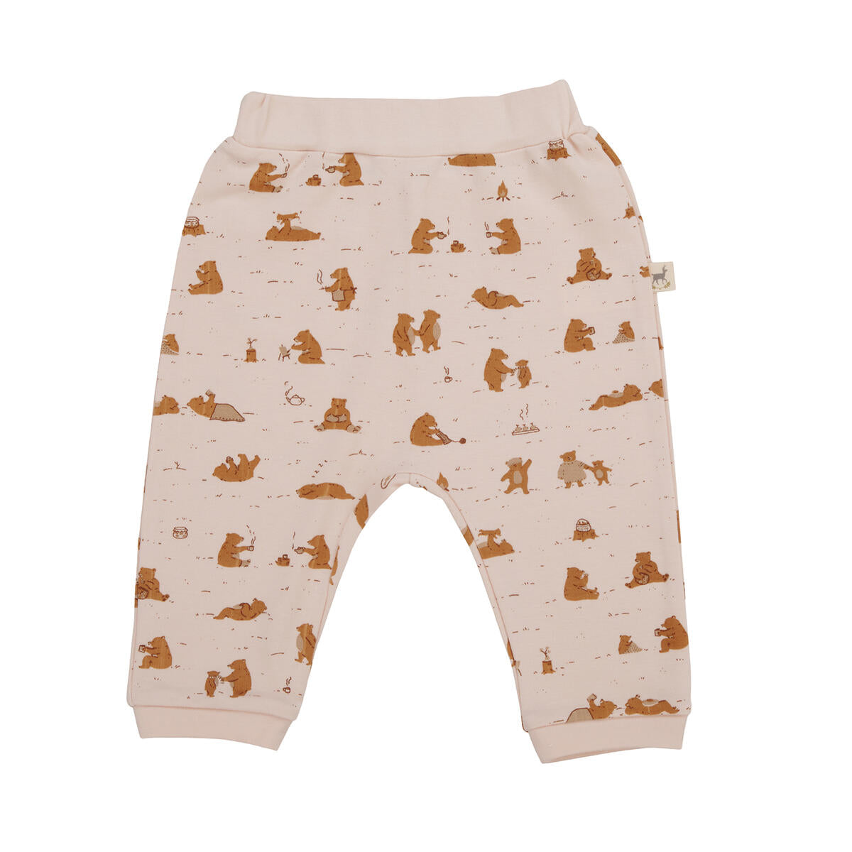 Baby Cozy Bear Joggers Red Caribou