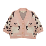 Baby Jaguar Knit Cardigan Red Caribou