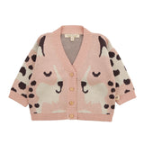 Baby Jaguar Knit Cardigan Red Caribou