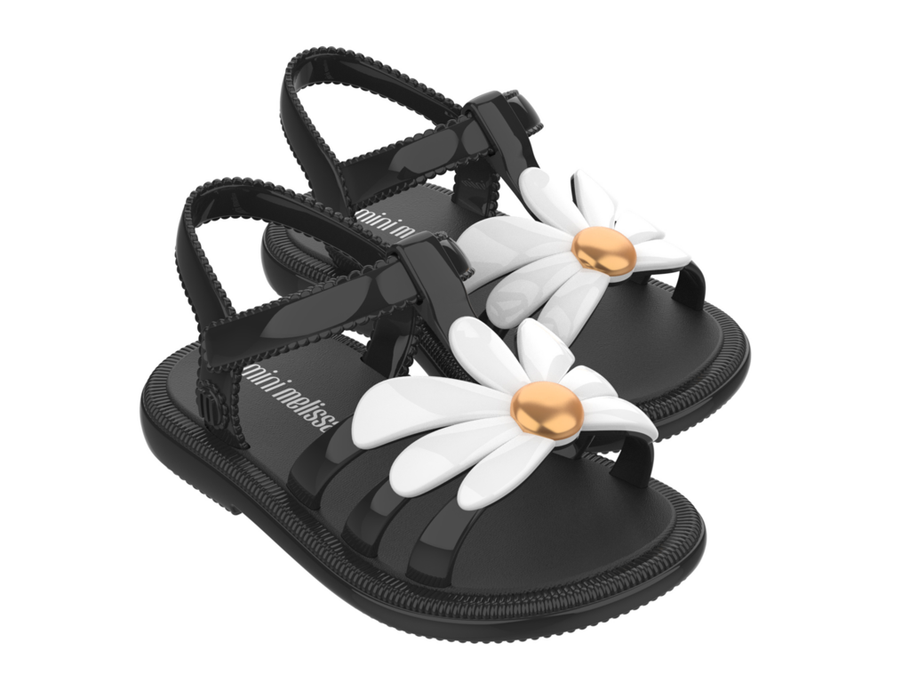 Kid Midnight Daisy Sandals Mini Melissa